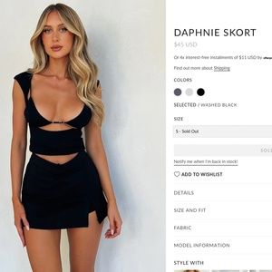 DAPHINE SKORT